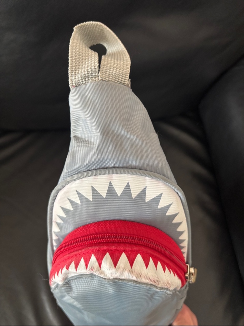 JAWS Grey White Shark Sling Bag and Pink Tote Bag Sawfish “Let Me Do It For You" - Picture 7 of 15